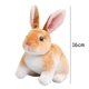 thumbnail image 4 of Lindo conejito de peluche juguetes bebé dormir compañero conejo de peluche de juguete para regalo de cumpleaños Ndcxsfigh libre de BPA, 4 of 8
