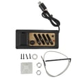 thumbnail image 1 of Préampli micro pour guitare acoustique, égaliseur piézo 4 bandes, système d'égalisation, couleur grain de bois 7545R, 1 of 4