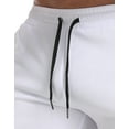 thumbnail image 6 of Hood Crew Men's Workout Shorts Fitness Runing Gym Traning Shorts with Pockets White XL, 6 of 8