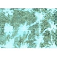 thumbnail image 1 of Ahgly Company Indoor Rectangle Abstract Light Blue Modern Area Rugs, 8' x 12', 1 of 4