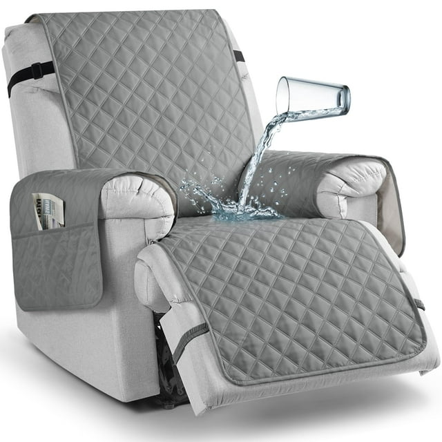 Funda Impermeable Antideslizante para Sillón Reclinable TAOCOCO Gris Claro