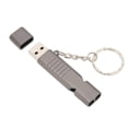 thumbnail image 3 of Whistle Unidades Flash USB Aleación de Aluminio Disco Flash USB Impermeable para Exteriores Memoria Flash USB 2.0 con LlaveroNegro 256 GB, 3 of 14