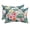 Rose, Green, White, variant on Chaise Lounge Headrest Pillow 1 Pack, Coastal Floral Waterproof Chair Pillows with Insert & Adjustable Elastic Strap for Beach Recliner, Summer Palm Leaf Tropical Botanical Retro Outdoor Patio Pillow