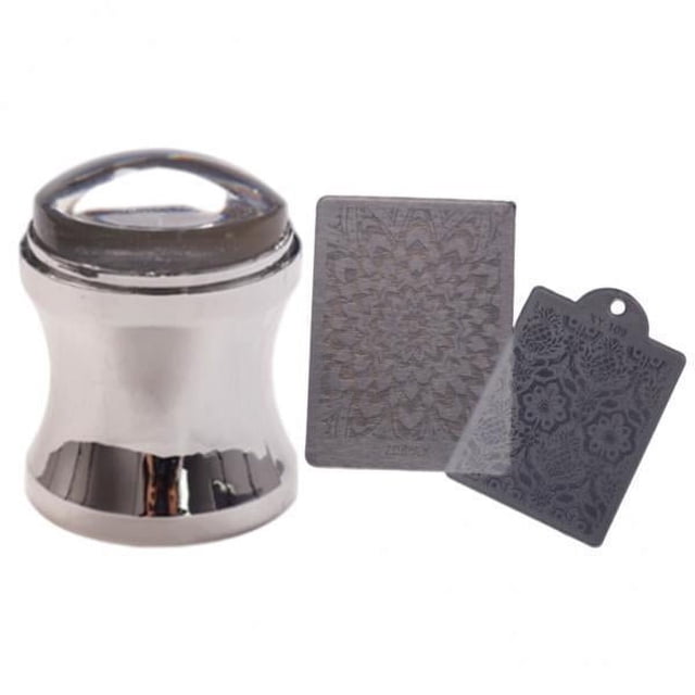 Juego de Raspadores y Estampadores de Silicona Strade Fareast Limited Plata