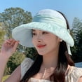 thumbnail image 2 of Fgnfyis Ladies Fairy Velvet Beret Summer Lightweight Breathable Sun Elegant Hollow Top Design Mint Green M, 2 of 5