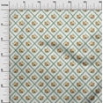thumbnail image 2 of oneOone Viscose Chiffon Fabric Diamond|Leaves & Rose Floral Print Fabric BTY 42 Inches Wide, 2 of 4