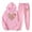 Pink#7, variant on VBTAPA Womens Sweatsuits 2 Piece Set Love Heart Print Pullover Hoodies and Jogger Pants Sets Lounge Jogger Sets Casual Track Suits Pink#6 S