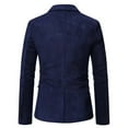 thumbnail image 2 of Akiihool Men's Blazers for Work Business Casual Mens Casual Blazer Sport Coat Lightweight Two Button Lightweight Unlined Sport Coat (Navy,3XL), 2 of 4