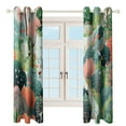 thumbnail image 3 of Watercolor Bird Blackout Curtains for Bedroom Curtains Insulated Room Darkening Window Drapes for Living Room, 3 of 7