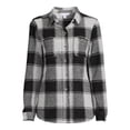 thumbnail image 5 of Time and Tru Women's Plaid Button Down Shirt, 5 of 5