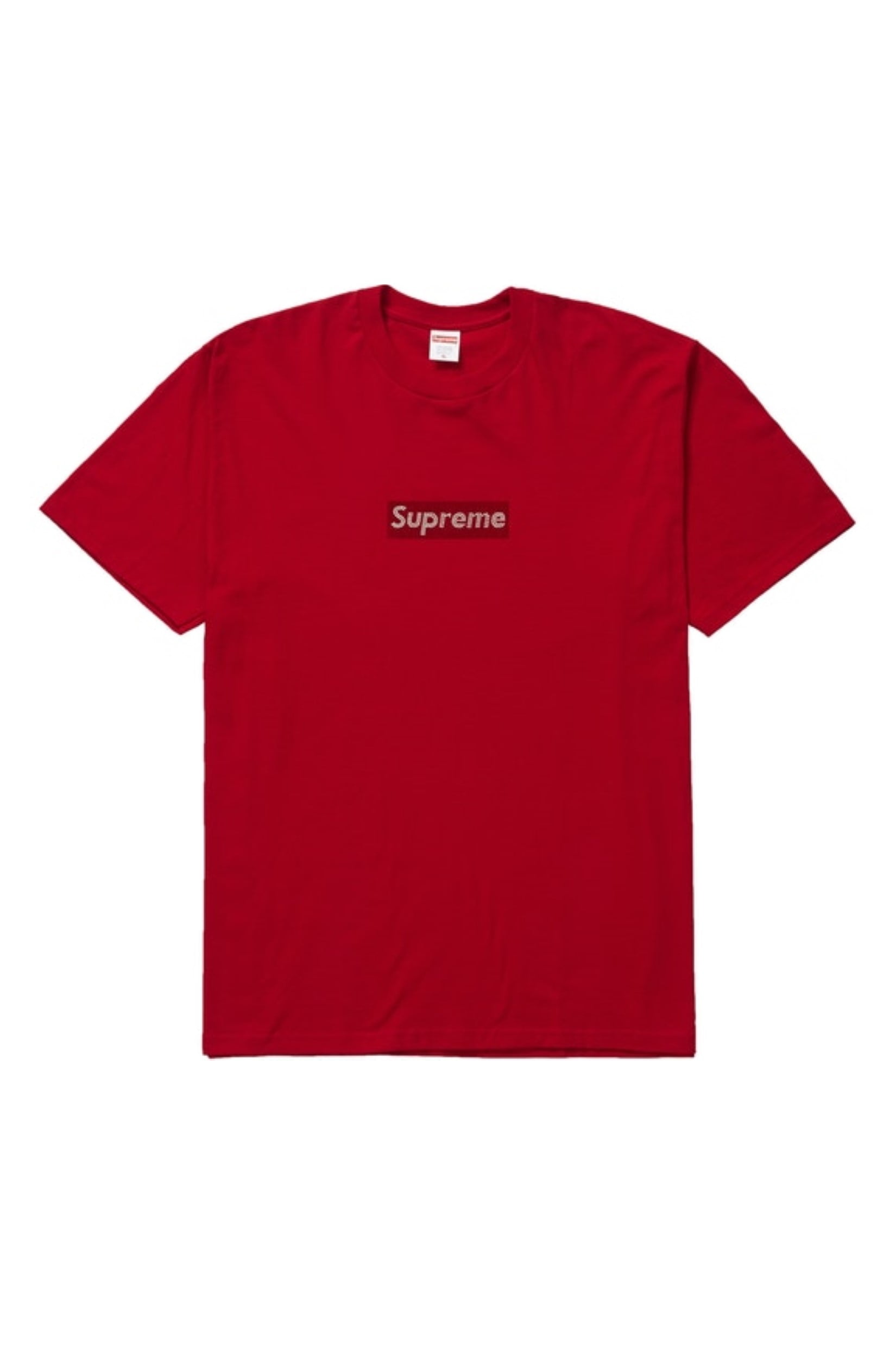 supreme red box logo shirt
