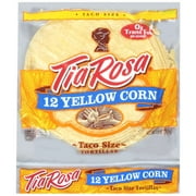 Angle View: Bimbo Bakeries Tia Rosa Yellow Corn Tortillas, 12 ea