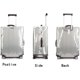 thumbnail image 3 of Funda transparente para maleta de PVC, funda impermeable para equipaje, a prueba de polvo, a prueba de arañazos, funda protectora para maleta, se adapta a viajes de negocios, viajes, escuela, uso diario(22 pulgadas) Sincero Electrónica, 3 of 4