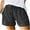 Dark Gray, variant on USNSM Shorts for Women Plus Size Comfy Drawstring Casual Elastic Waist Pocket Loose Shorts Pants Gray S