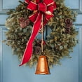 thumbnail image 1 of Christmas Rope Trumpet Shabby Style Metal Hanging Cow Decoration, 1 of 9