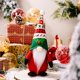 thumbnail image 2 of Muñeca de estatuilla de elfo Rudolph hecha a mano sin rostro joyería navideña muñeca de 10 pulgadas, 2 of 5