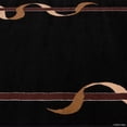 thumbnail image 4 of Allstar Black Woven High Quality Rug. Traditional. Persian. Flower. Western. Design Area Rug (5' 2" x 7' 1"), 4 of 7