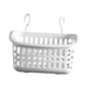 thumbnail image 2 of Cesta de baño hueca con gancho, contenedor, estante organizador multifuncional, organizador, ordenado 22cmx19.5cmx16cm, 2 of 9