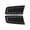 Black, variant on 2Pcs Universal Hood Vent Hood Car Exterior Parts For Focus RS MK2 Style Glossy White Car Front Air Vent