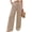 Beige, variant on Women's Jeans Wide Leg High Rise Plus Size Denim Jeans Fashion Trouser Pants with Pockets