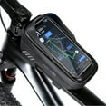 thumbnail image 6 of Frame Bike Phone Bag Waterproof Top Tube Bag  Touchscreen Phone Mount Bag Cycle Frame Bag Fits Cellphones Below 6.8'', 6 of 7