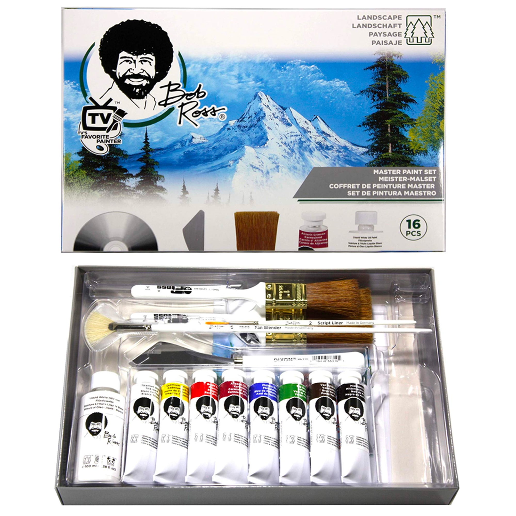 Bob Ross Mini Paint By Numbers Art & Easel Set – Bubble Belly moms, babies