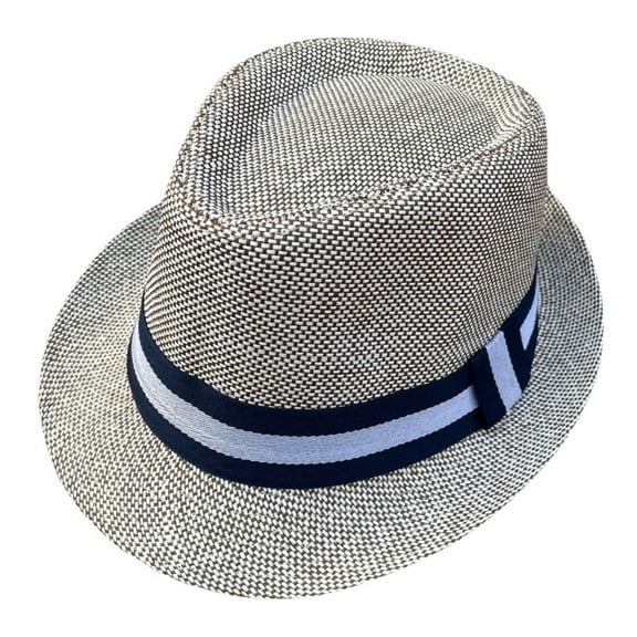 56-58 cm hat circumference men and women outdoor hats sunscreen straw hats retro jazz hatsKhaki