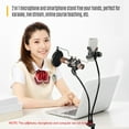 thumbnail image 4 of Microphone and Smartphone Stand Desk Holder with Clamp Windscreen for Live Stream/Online Course/Karaoke, 4 of 6