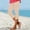 Beige, variant on Women’s Bow-Split Capri Leggings, High-Rise Waist & Stretch Knit Fit for Regular Indoor Fitness Training Sessions Gray S