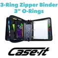 thumbnail image 4 of Case It Case-it Mighty Zip Tab 3  3-Ring Zipper Binder 169801, 4 of 11