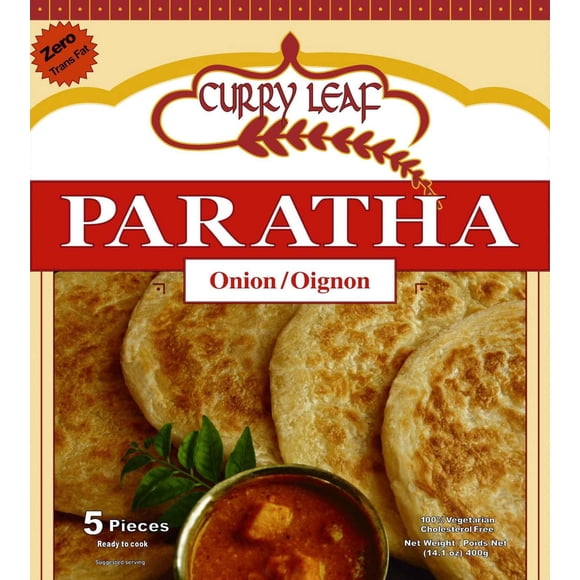 Curry Leaf Onion Ready to Cook Paratha, 400 g