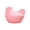 Pink-PK-home supplies, variant on LEFTHIGH Home Crystal Glass Cute Chicken Storage Jar Candy Jar Multi Color Hen Dried Fruit Container with Lid 12.5x8.5cm Home