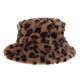 thumbnail image 1 of 1pc moda cálido sombrero de pescador mullido Otoño Invierno gorra de leopardo gorra de pescador, 1 of 5
