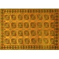 thumbnail image 1 of Ahgly Company Indoor Rectangle Southwestern Yellow Country Area Rugs, 8' x 12', 1 of 4