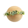 thumbnail image 3 of Diadema de flores recién nacidos 0-6 meses de vestuario Atuminable Accesorios de vestuario de regalos Corona floral para bebés niños pequeños Estilo E, 3 of 8