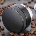 thumbnail image 2 of Dispensador de café de 58 mm, dispensador de café de doble cabeza en polvo de acero inoxidable, nivelador de ambos lados, herramienta de barista de profundidad ajustable, 11 Feliz Sencillez, 2 of 5