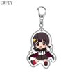 thumbnail image 1 of LLavero de Anime Konosuba para hombres y mujeres, figuras de dibujos animados acrílicos, Satou, Kazuma, Megumin, Aqua Darkness, colgante, joyería, regalos de navidad, 1 of 4