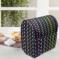 thumbnail image 4 of Abstract Lounger Chair Bag, Curved Stripes with Rainbow Colors on a Dark Toned Background Modern Art Design, High Capacity Storage with Handle Container, Lounger Size, Multicolor, by Ambesonne, 4 of 5