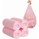 thumbnail image 1 of 2-4 galones de bolsas de basura de mano, 120 pequeñas bolsas de basura de mano gruesas para la oficina, la cocina, los contenedores de basura del dormitorio, bolsas sólidas de basura (rosa), 1 of 6