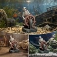 thumbnail image 7 of sruoe Halloween Pirate Skeleton Aquarium Ornament, Halloween Ornaments, Aquarium Landscaping Decor for Freshwater Tank, Saltwater Fish Tank Layout, 7 of 7