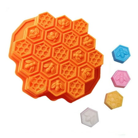 

Veki Bee Chocolate Mould Soap Mold Silicone Flexible Honeycomb Cake Kitchen，Dining & Bar Easter Candy Molds Lollipop