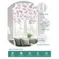 thumbnail image 2 of Purple Leaves Farm Tie Up Curtains for Windows 54 Inch Length Balloon Curtains Kitchen Adjustable Balloon Window Shade Herbs Flowers Pastoral Country Tie Up Valance Bathroom Curtain Window 42"x54", 2 of 6