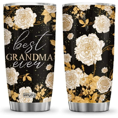 

20oz Gifts for Grandma Mom Nana Mimi Mothers Days Gifts for Grandma Gifts for Wife Leopard Print Gifts for Women Cool Grandma Facts Tumbler Cup Insulated Travel Coffee Mug with Lid