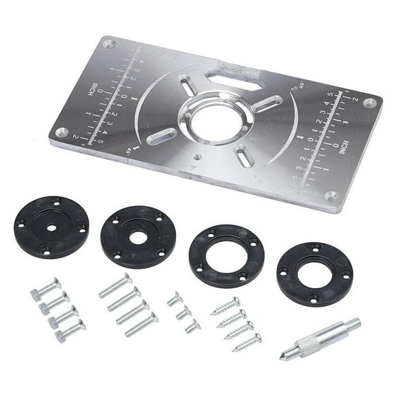Router Table Insert Plate, DIY Router Table Insert Plate for Woodworking ,Table Top Insert Mounting Plate
