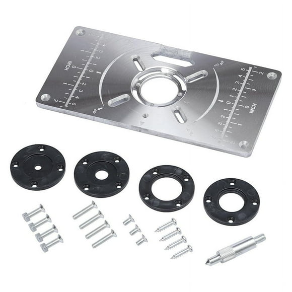Router Table Insert Plate, DIY Router Table Insert Plate for Woodworking ,Table Top Insert Mounting Plate