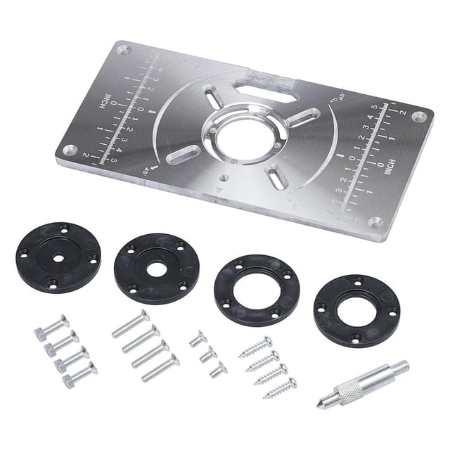 Router Table Insert Plate, DIY Router Table Insert Plate for Woodworking ,Table Top Insert Mounting Plate