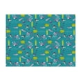 thumbnail image 4 of KLL Cute Shark Turtle Print Fleece Throw Blanket, Horizontal Fleece Bedding Cute Soft Blankets Comfy Fleece Flannel Plush Home Decor for Couch & Bed -60"x50", 4 of 9