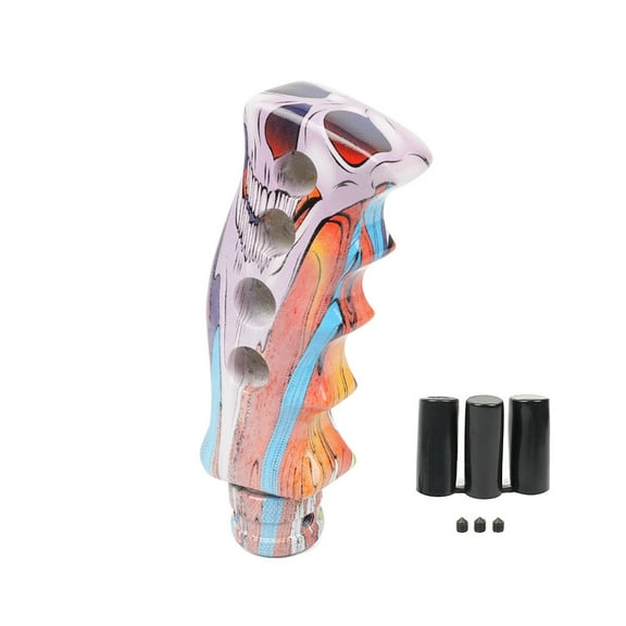 Car Shift Knob Shift Lever Knob Resin Gear Lever Knob Knife Handle Auto Shift Lever Head Shift Handle Knob Automobile Interior Accessories for Most Cars Purple