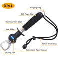 thumbnail image 2 of Fish Lip Gripper Fish Scales Professional Fish Holder Stainless Steel Fish Lip Grabber 40 Pound Fish Lip Grip Tool with Weight Scale, 2 of 6