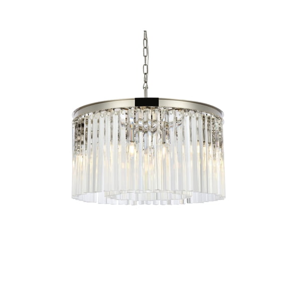 Elegant Lighting Sydney 26" 8 Light Royal Crystal Chandelier